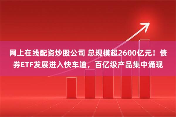 网上在线配资炒股公司 总规模超2600亿元！债券ETF发展进入快车道，百亿级产品集中涌现